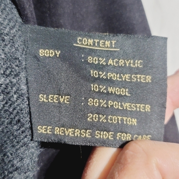 FLEET Street Black Trench Coat W/Removable Liner-Women's Size 8p - Picture 8 of 8